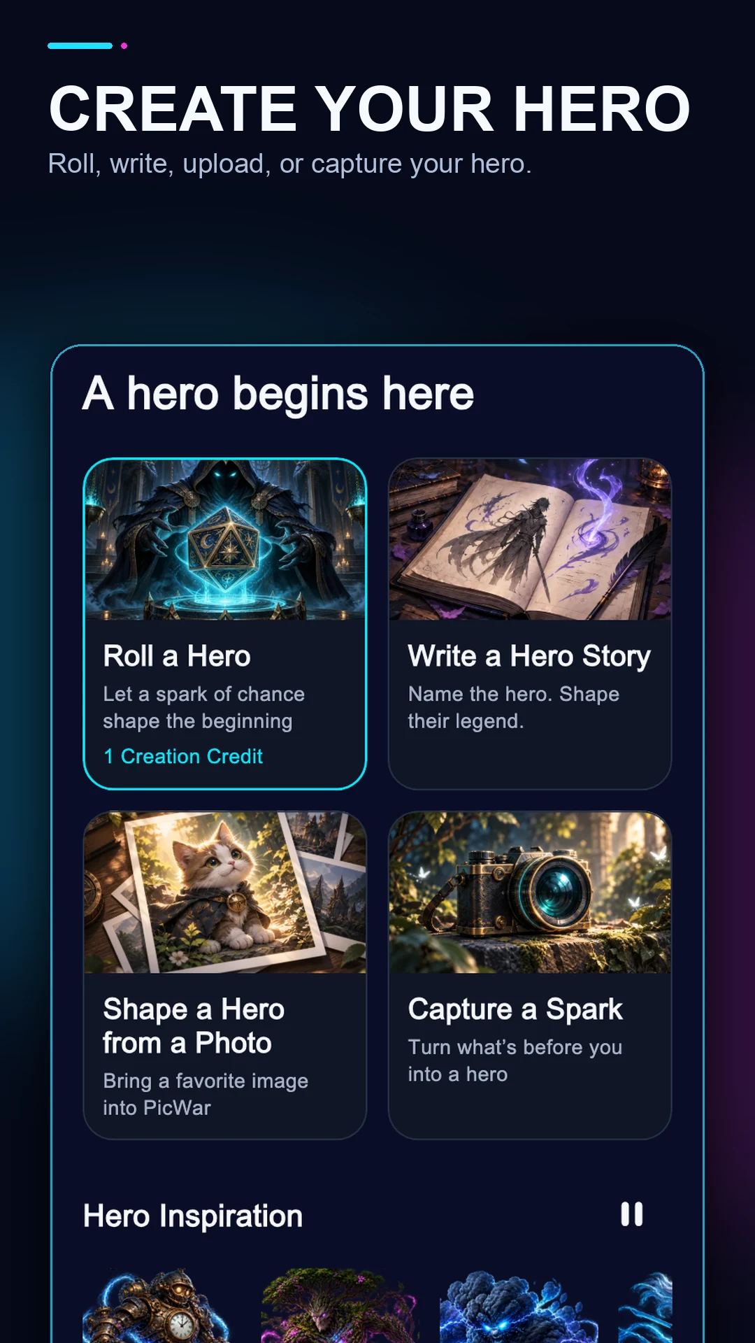 PicWar: AI Text Battles screenshot